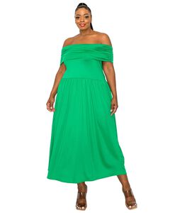 HAYEK OFF SHOULDER MAXI DRESS