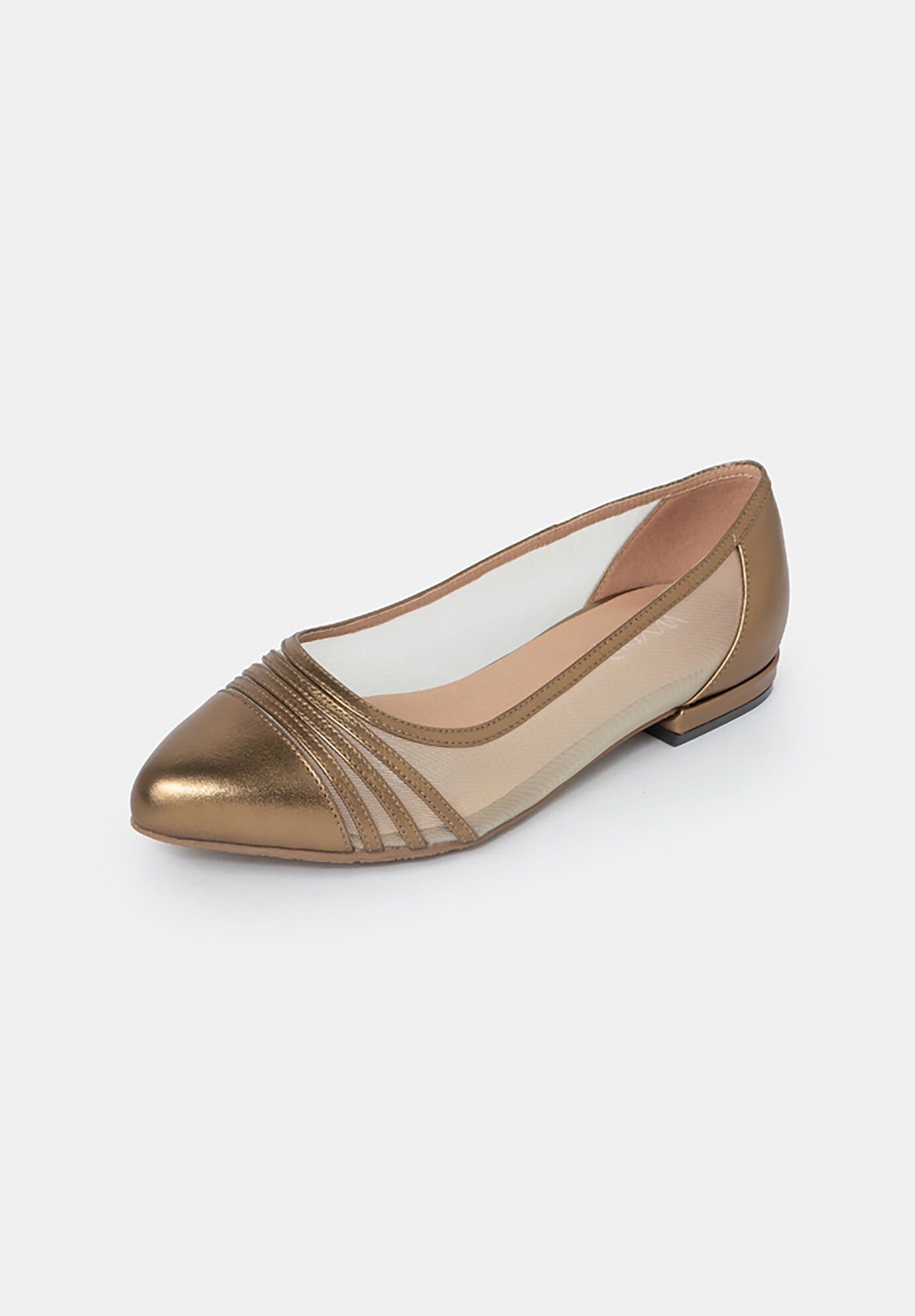 Celeste Ballerina Flats, Bronze / Bronze, alternate image number 1