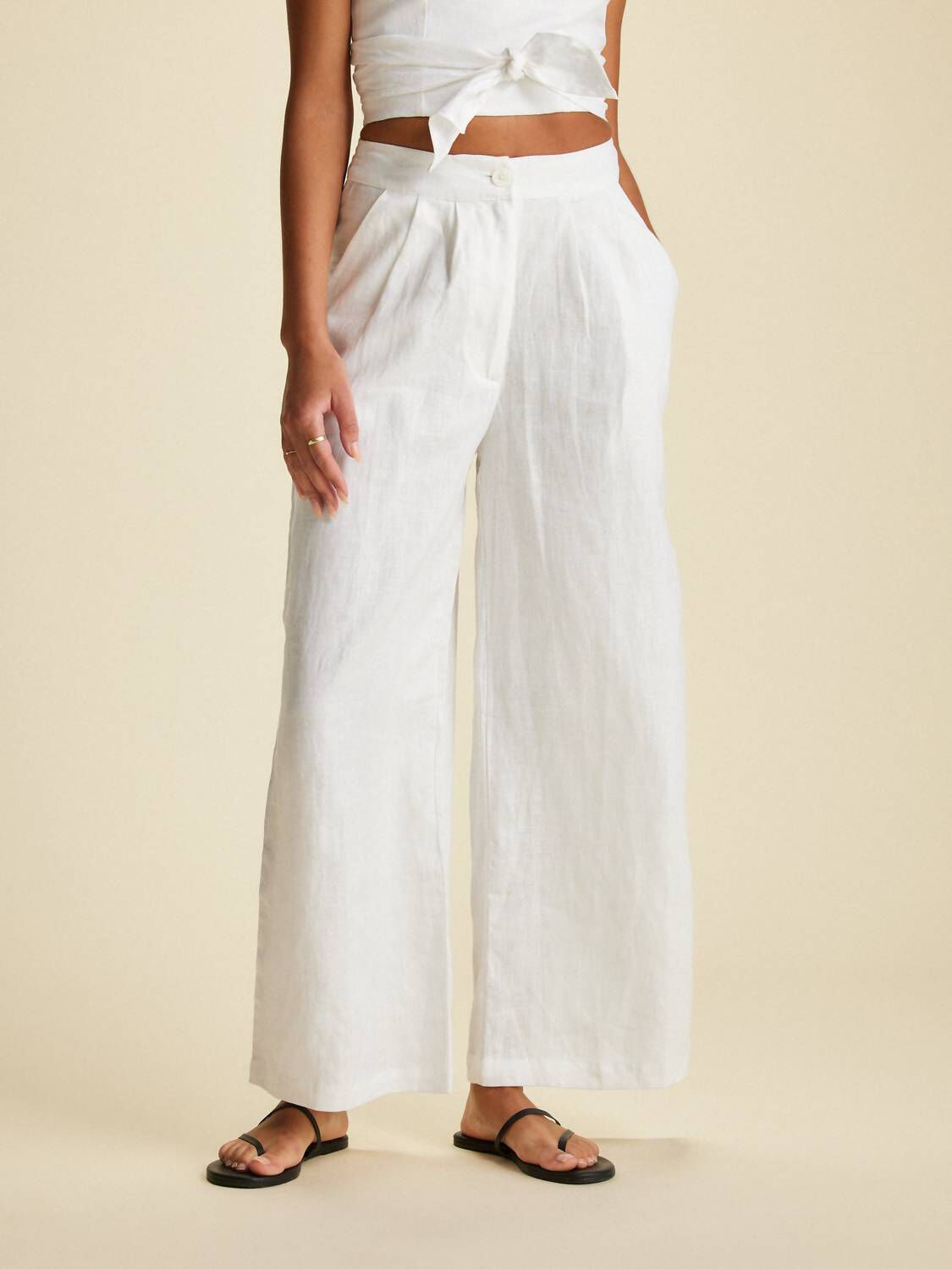 CIRCA PANT IN WHITE, White / White, hi-res image number 0