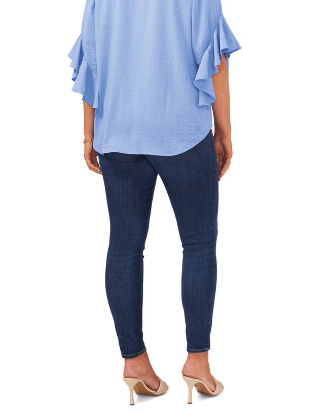 Aubrey Ruffle Sleeve Blouse, , alternate image number null