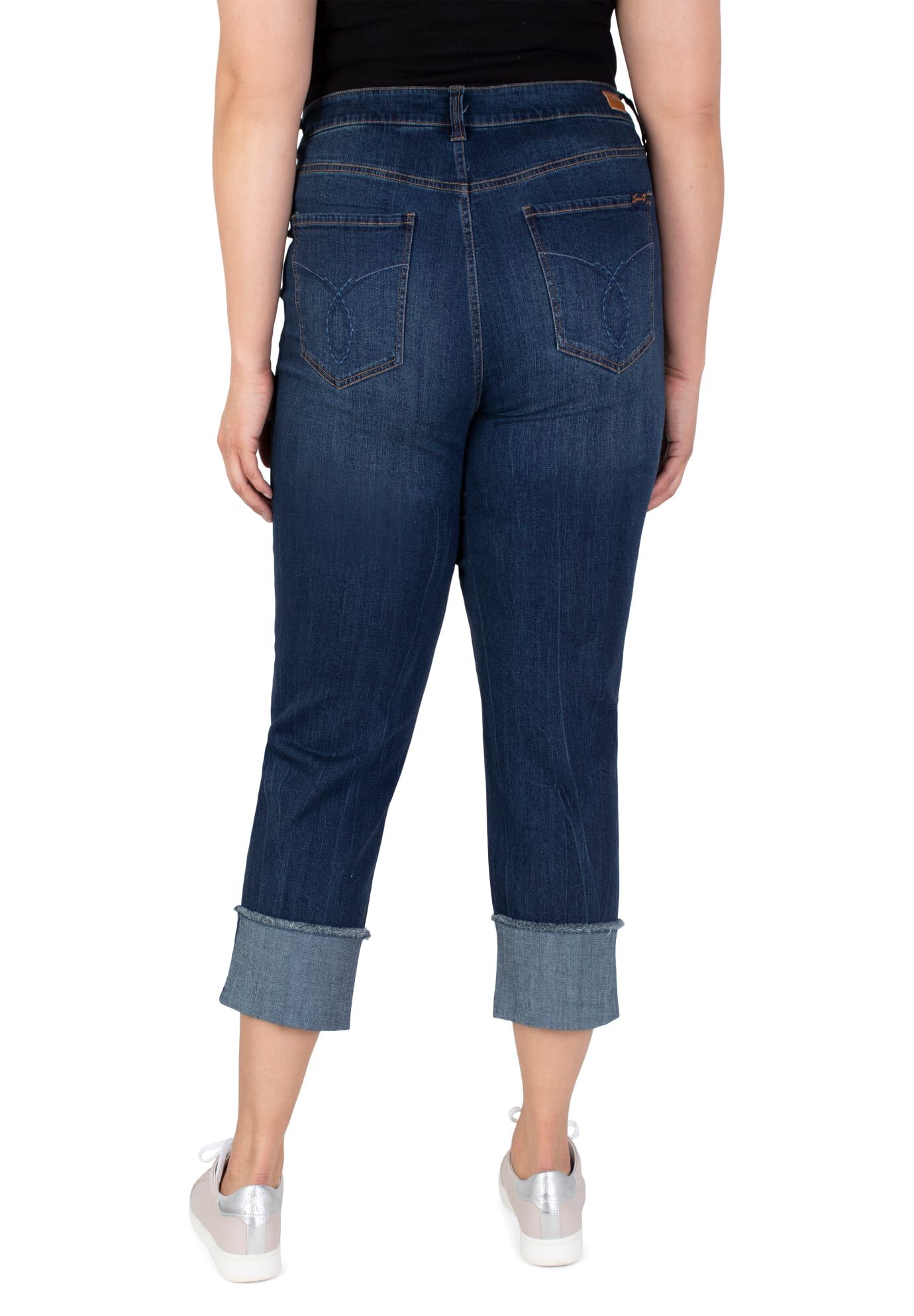 Boyfreind Slim Straight, Avalon / Dark Wash, alternate image number 2