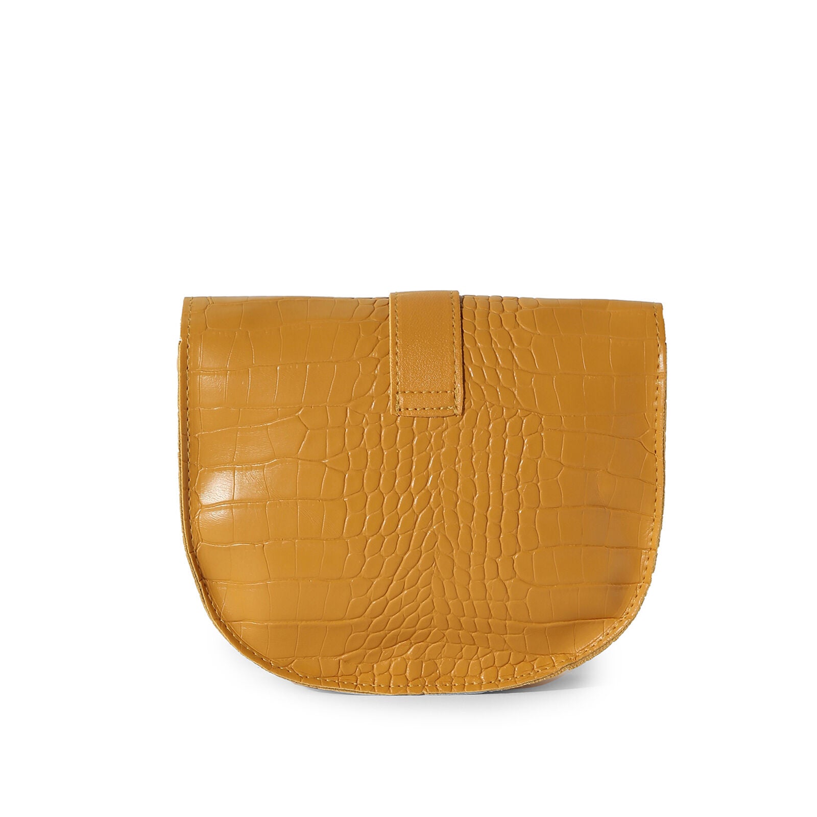 Haute Sauce Women's Croc Curve Sling Bag, Yellow / Yellow, alternate image number 3