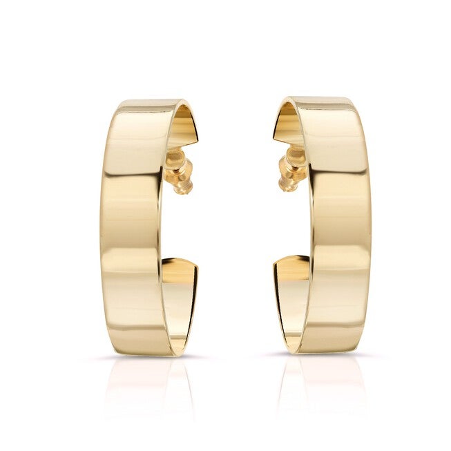 1.5 inches Skylar Hoops Gold, Gold / Gold, alternate image number null