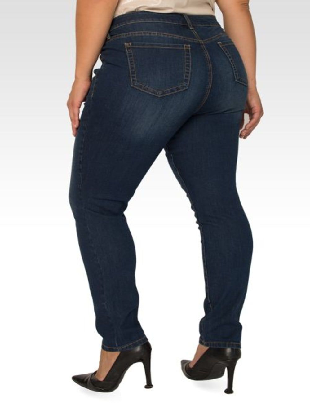 Plus Size Elizabeth Basic 5-Pocket Style Skinny Jean, 1144 Hidden Desert / Medium Wash, alternate image number 4