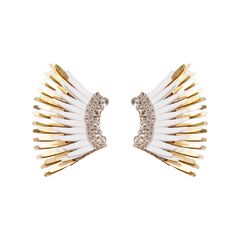 Mini Madeline Earring White Gold