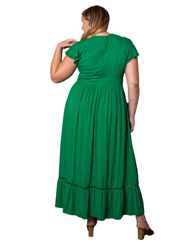 Kelli Green Maxi Dress, , alternate image number null