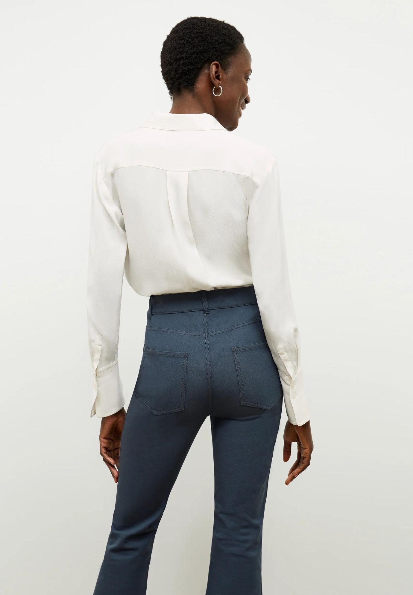 Archie Jean - Eco Better Than Denim :: Dusty Indigo, Dusty Indigo / Light Blue, alternate image number 2