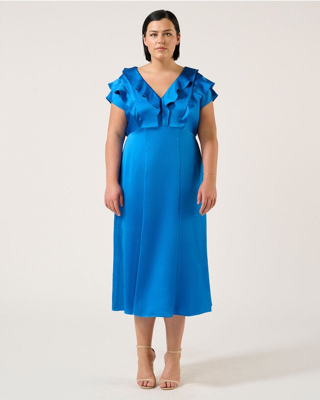 Poseidon Dress, Cobalt / Royal Blue, alternate image number 1
