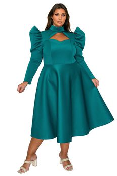 Isabella Neoprene Statement Dress