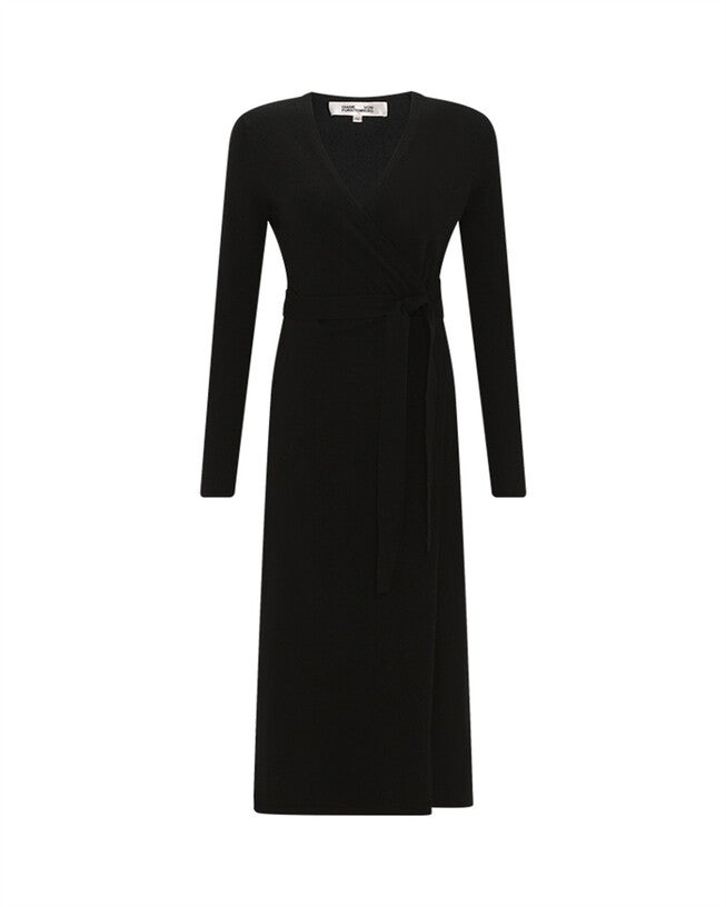 DVF ASTRID DRESS, BLACK / Black, hi-res image number null