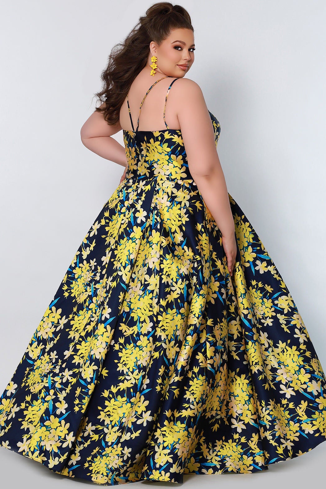 WILD FLOWER FORMAL DRESS, Yellow Blossom / Yellow, alternate image number 2