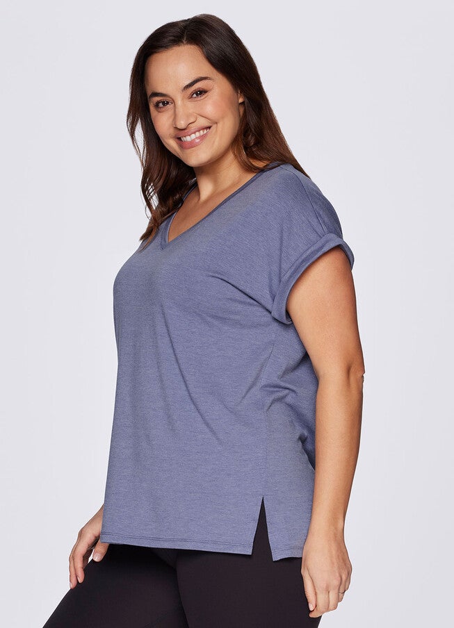 Plus Everyday V-Neck Tunic, , alternate image number 8