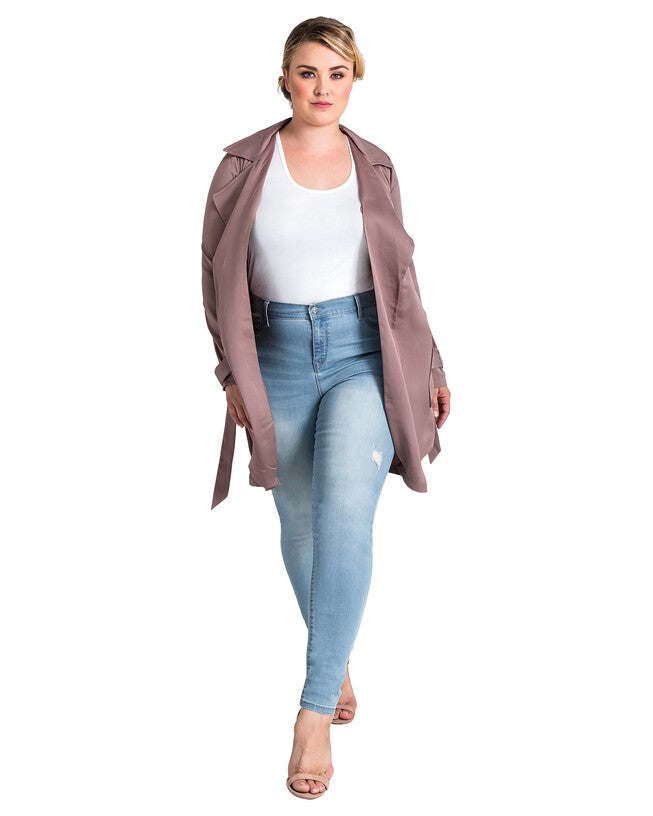 Hi Wire Soft Distressing Light Wash Destroyed Cropped Ankle Jeans, , alternate image number null