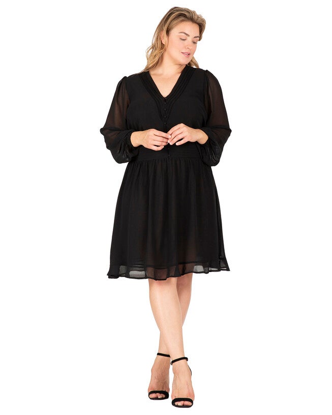 Adelsa Women's Little Black Dress, , alternate image number 8