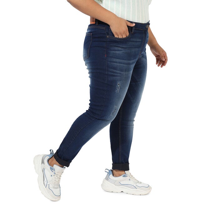 Stone Wash Skinny Jeans, Navy / Navy, alternate image number null