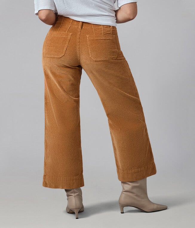 COLETTE-SC High Rise Wide Leg Jeans, Sun Cloud / Mustard, alternate image number 2