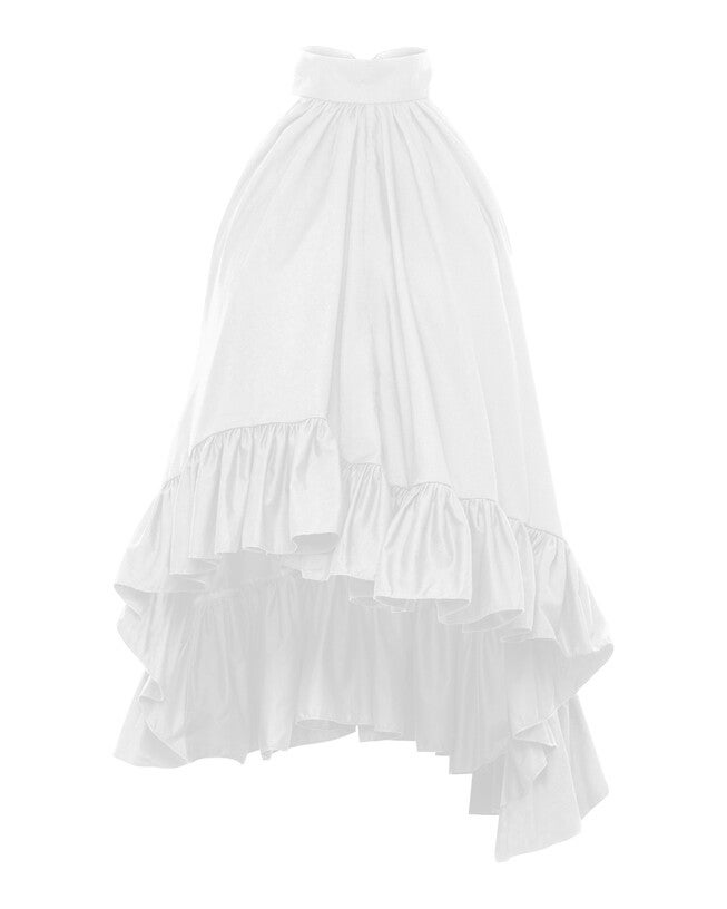 Plath Poplin Top, White / White, hi-res image number 0