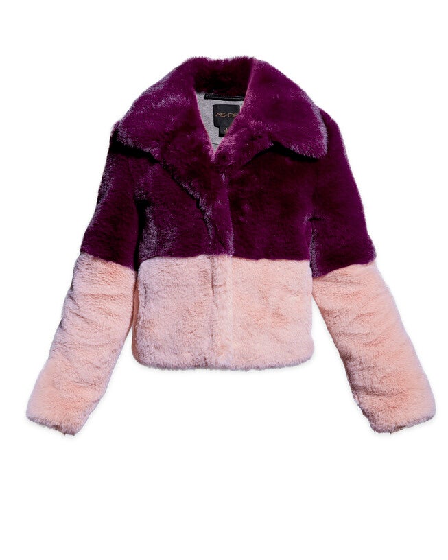 Holden Faux Fur Chubby, Plum WineBallet Pink / Purple, hi-res image number 0