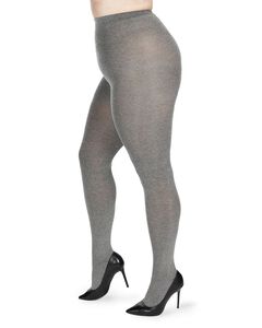 Brooklyn Flat Knit Cotton Blend Sweater Tights