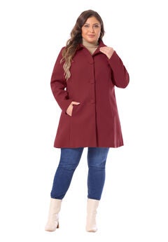 Classic Button Down Single Breasted Peacoat