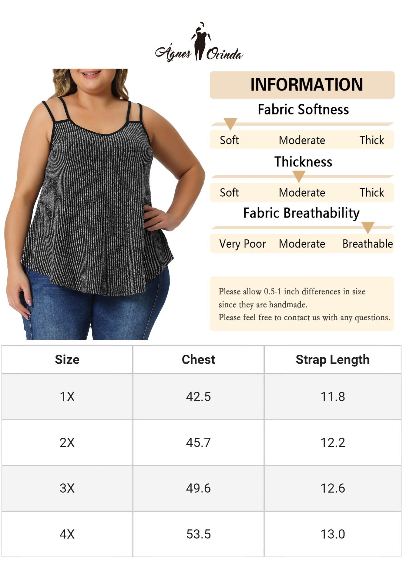 Sleeveless V Neck Tank Cami Party Glitter Sparkle Top, Silver / Silver, alternate image number 4