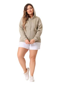HOODIES FULL ZIP UP LONG SLEEVE SWEATSHIRT JACKET