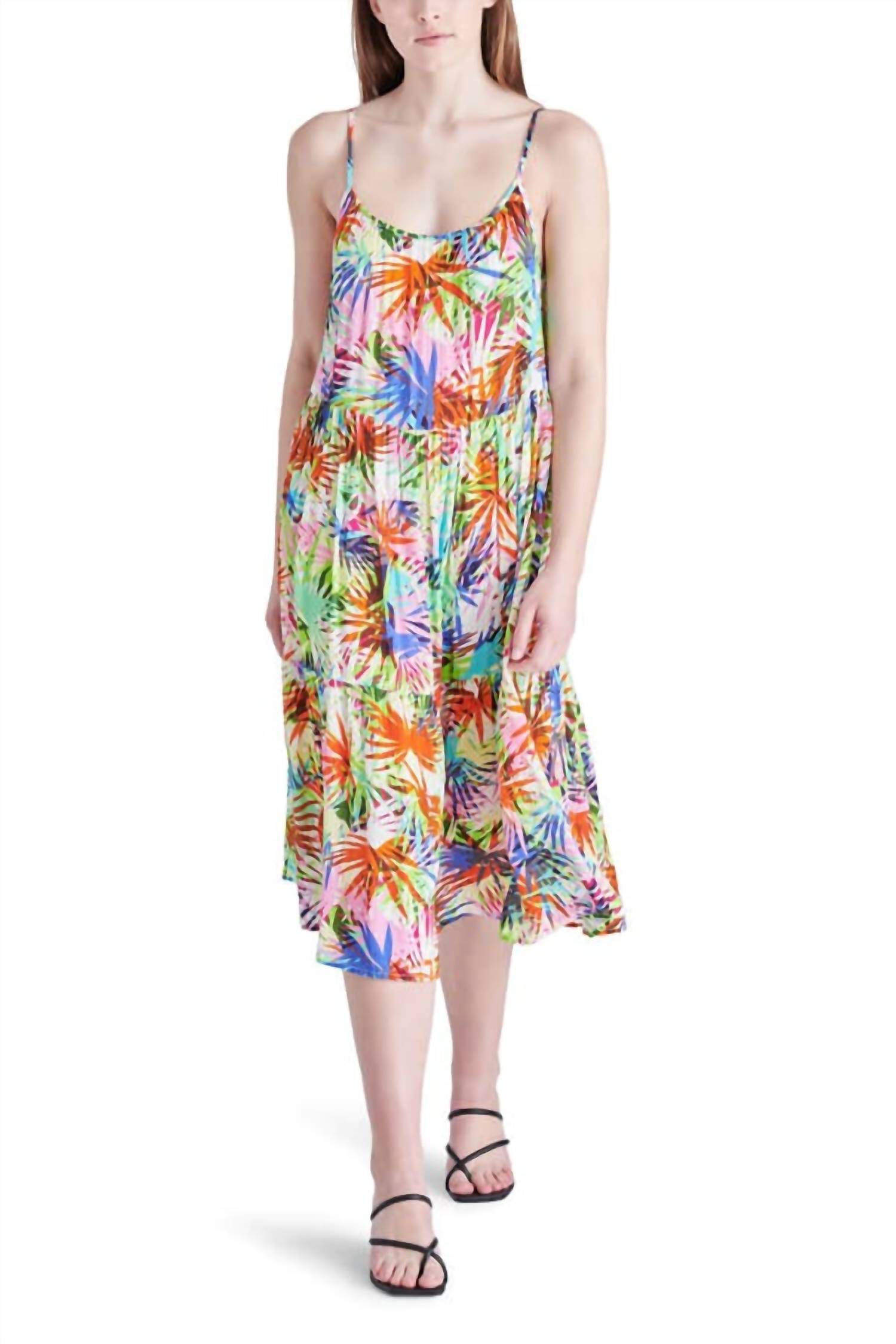 JOANN DRESS IN GOLDEN PALM, Golden Palm / Gold, hi-res image number 0