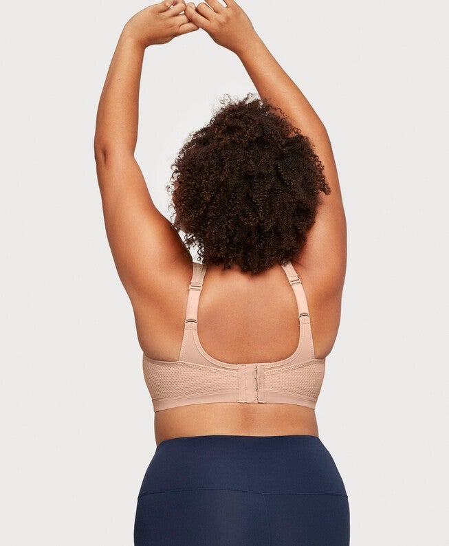 High Impact Underwire Sports Bra, Cafe / Tan, alternate image number 2