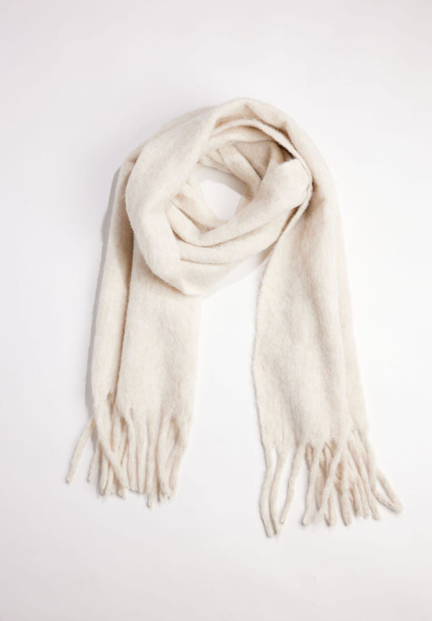 Cozy Solid Scarf, Heather Ivory / Ivory, hi-res image number 0