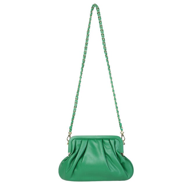 Haute Sauce Women's Pouch Clutch Bag, Forest Green / Forest Green, hi-res image number 0