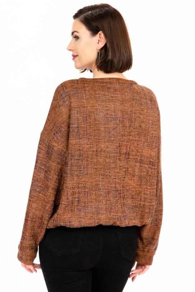 DASH TOP IN HOPSCOTCH, Hopscotch / Brown, alternate image number null