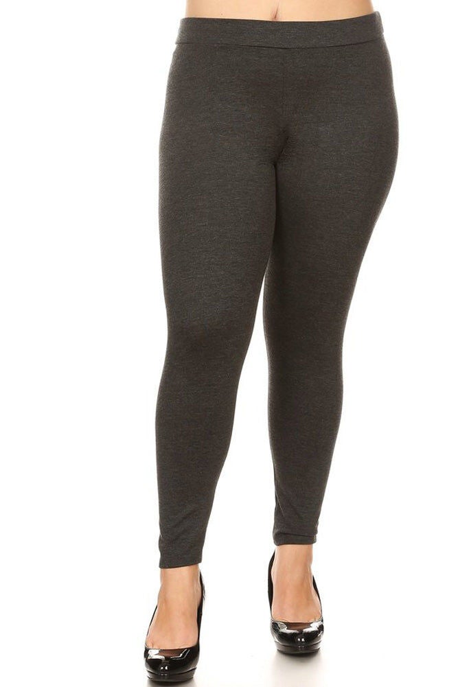 PREMIUM PONTE LEGGINGS, Charcoal 2Tone / Charcoal Grey, alternate image number 1