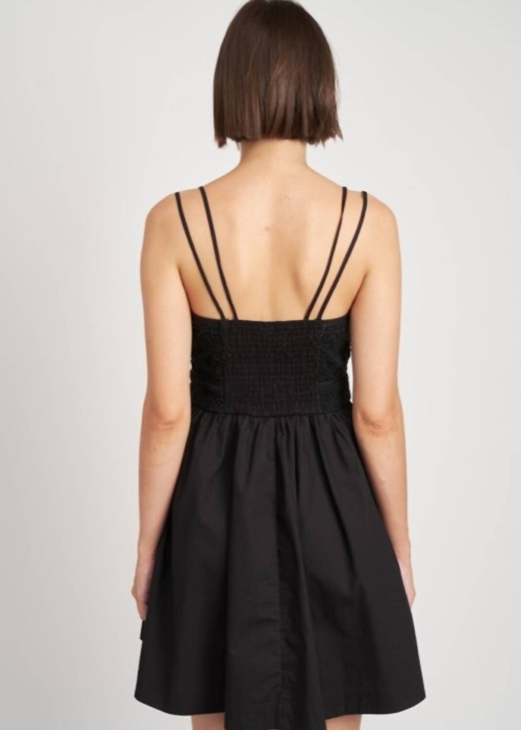 MONTI MINI DRESS IN BLACK, , alternate image number 6