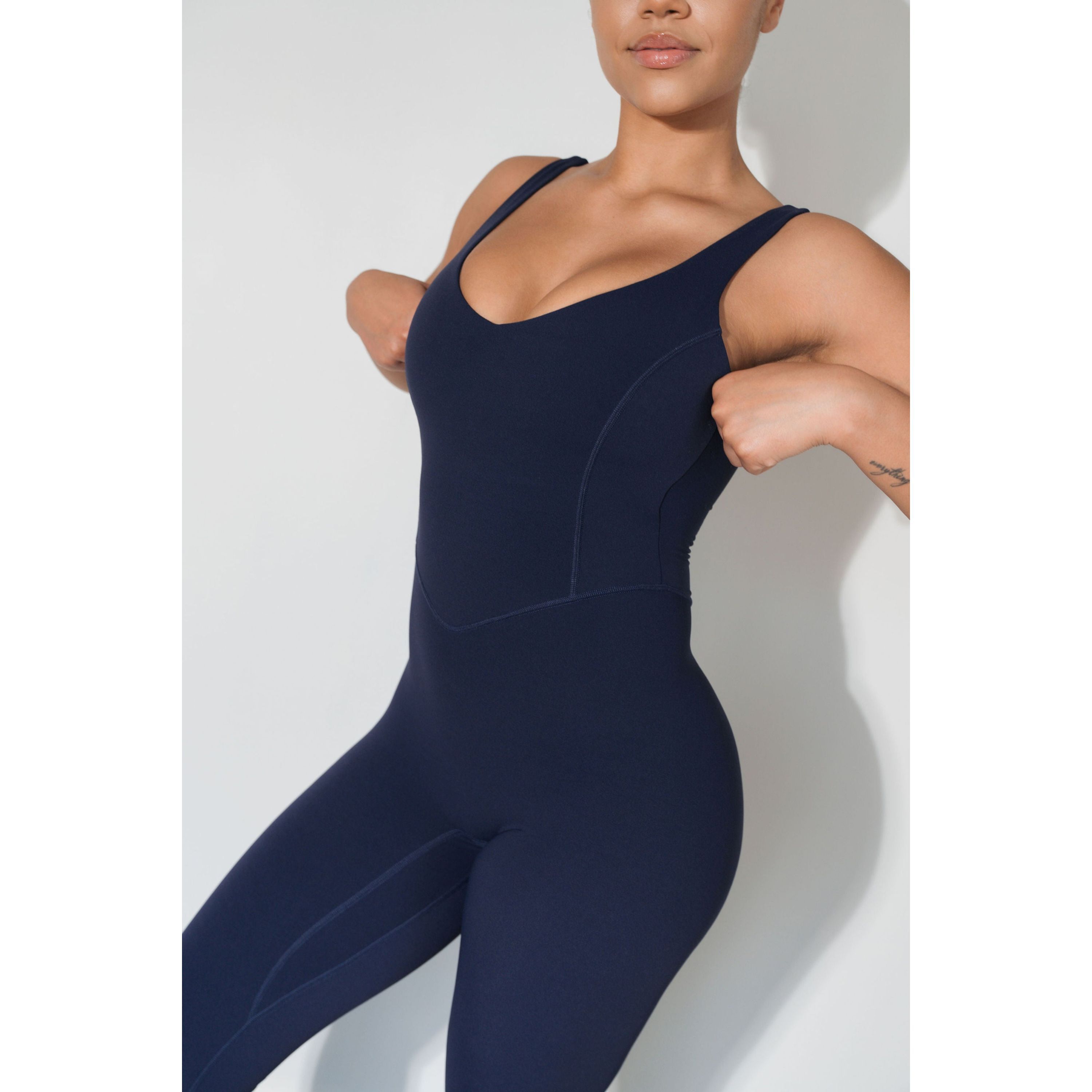 Cloud II Jumpsuit, Oxford / Navy, alternate image number 5