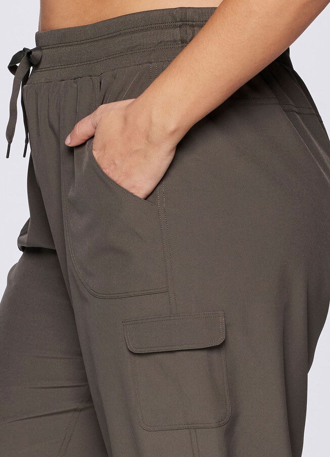 Plus Prime Anywhere Cargo Capri, Olive / Olive Green, alternate image number 2