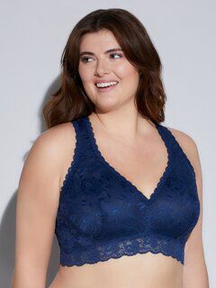 Racie Racerback Bralette, Navy Blue / Navy, hi-res image number 0