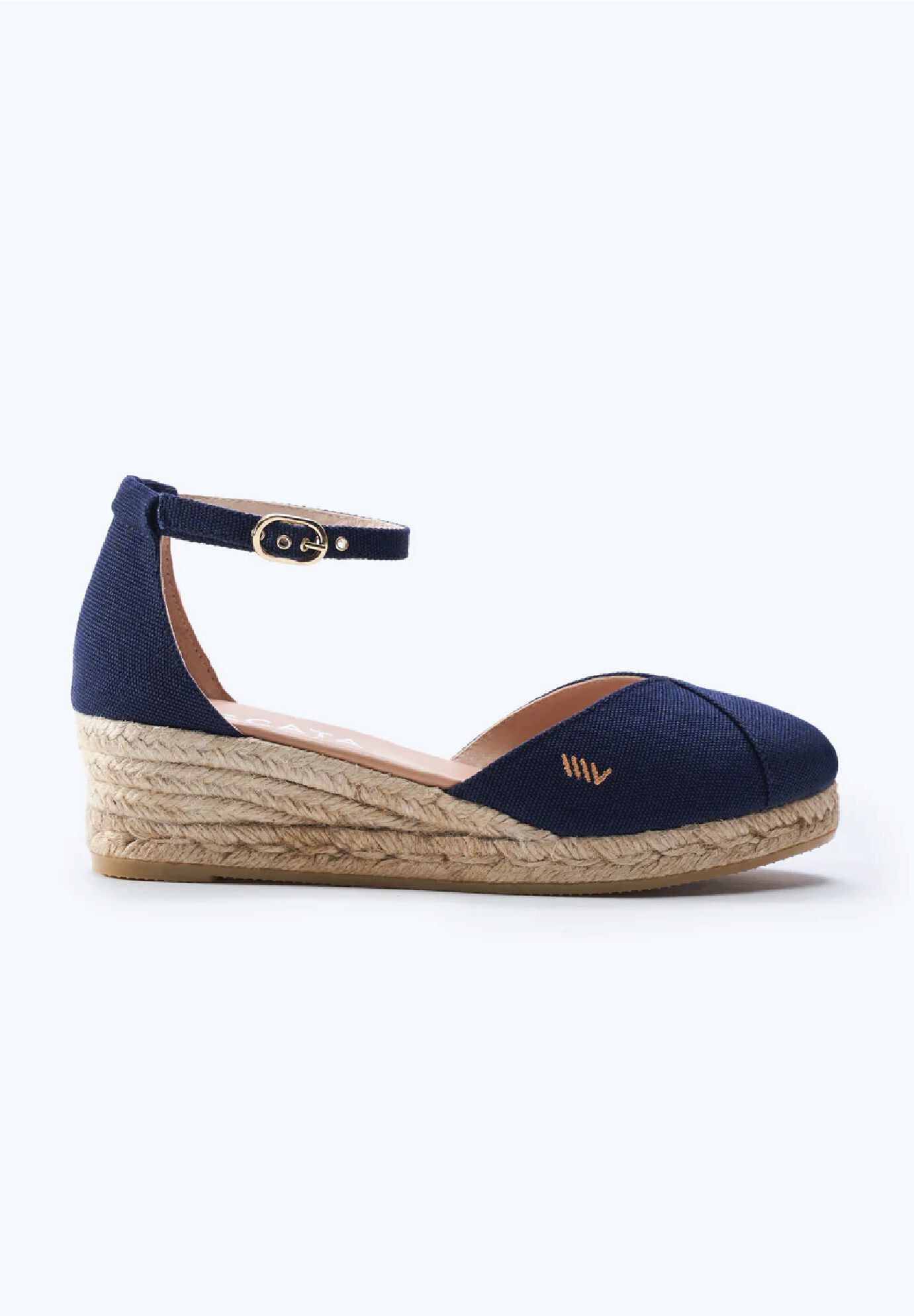 Formiga Canvas Espadrille Wedges, Navy / Navy, hi-res image number 0
