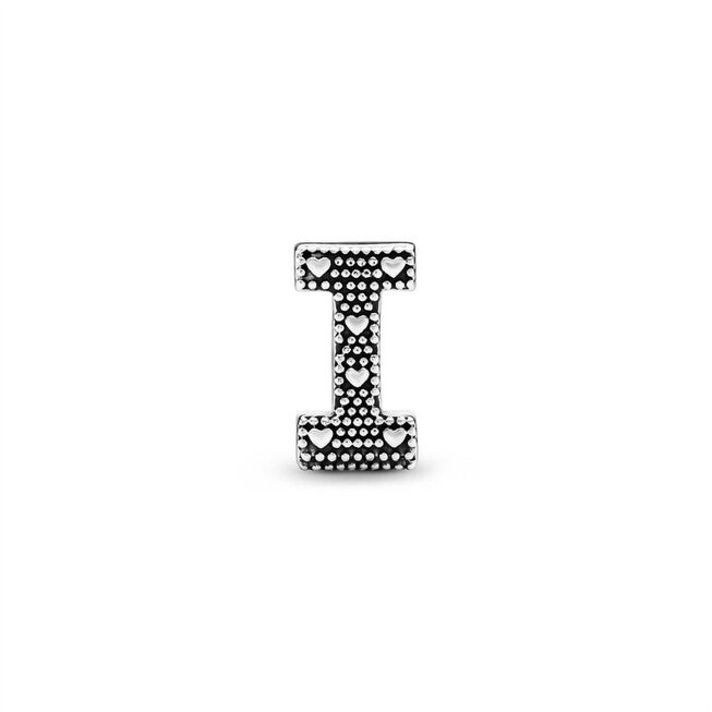LETTER I SILVER CHARM IN SILVER, , alternate image number null