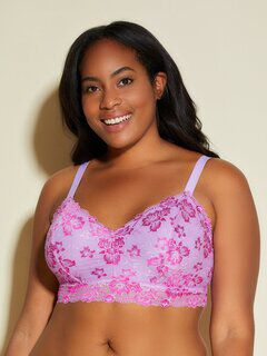 Longline Bralette, Icy Violet  Cape Fuchsia / Lilac, hi-res image number 0
