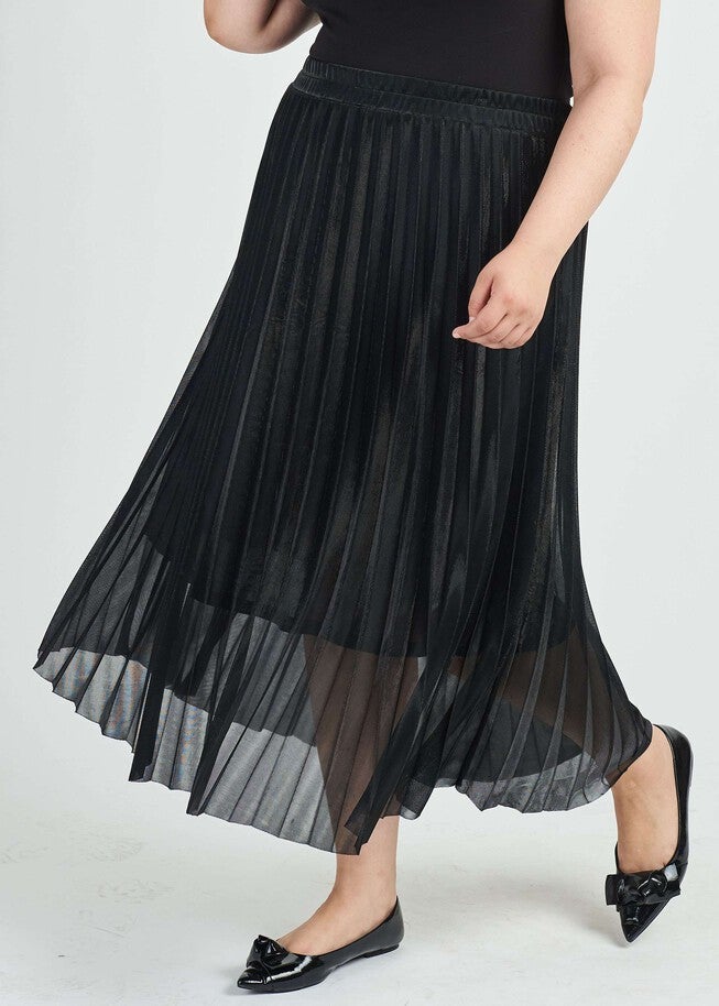 Carolyn Pleated Maxi Skirt, , alternate image number null