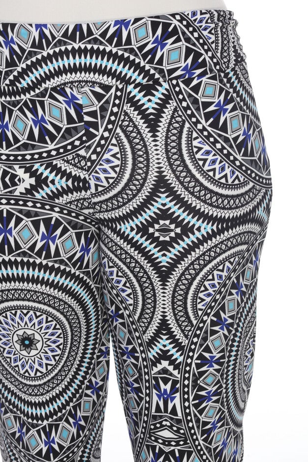 Geometric Print  Palazzo Pants, , alternate image number 8