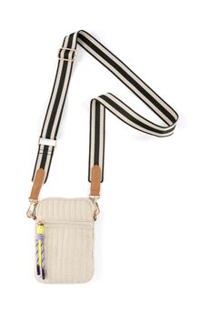 Ezra Quilted Nylon Phone Holder