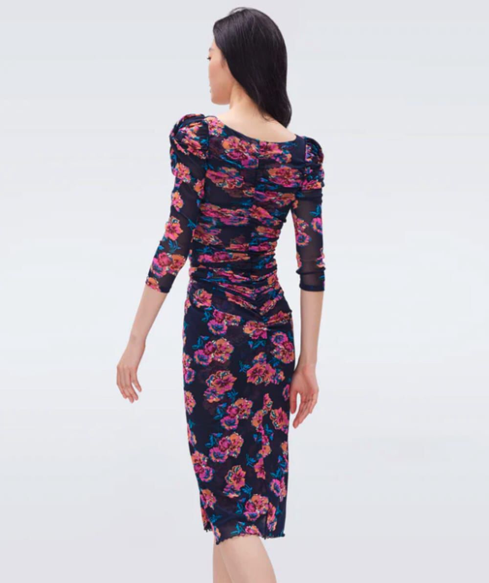 DVF BETTINA MESH DRESS, , alternate image number 6