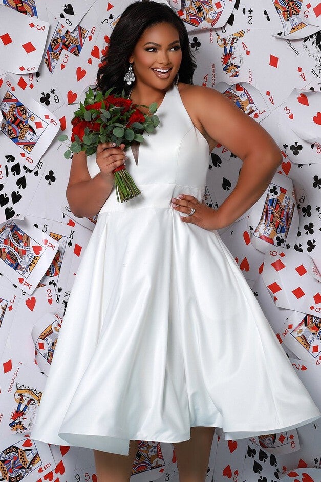 Marilyn Bridal Dress, Ivory / Ivory, alternate image number null