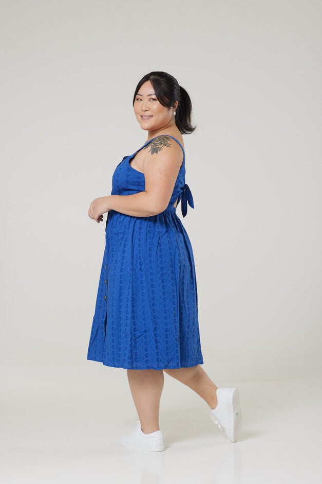 Remmy Dark Blue Dress, , alternate image number null