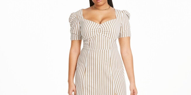 Danielle Bernstein Women's Plus Size Slip Maxi Dress Beige Size 18W, Beige / Beige, alternate image number null