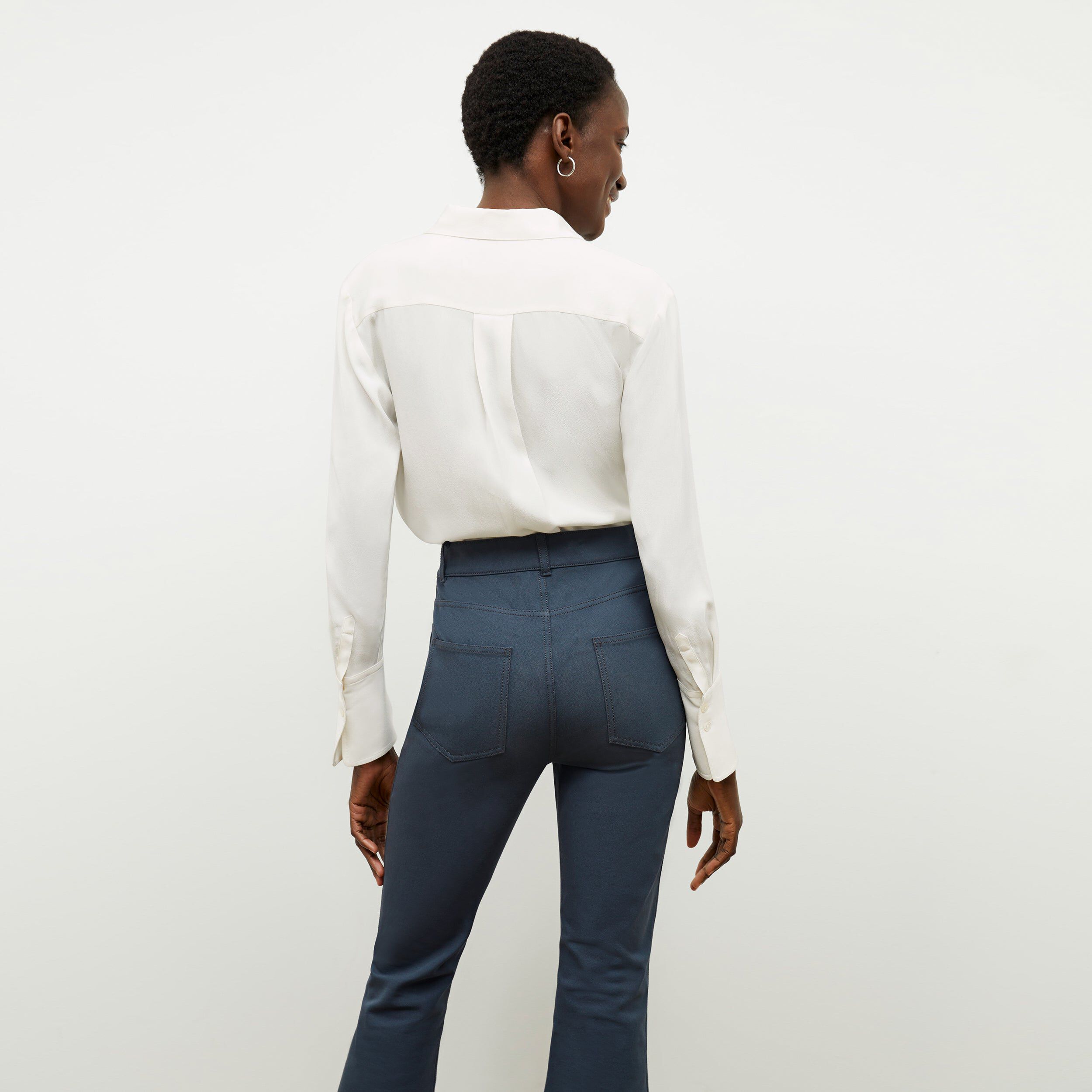 Archie Jean - Eco Better Than Denim :: Dusty Indigo, Dusty Indigo / Light Blue, alternate image number 6