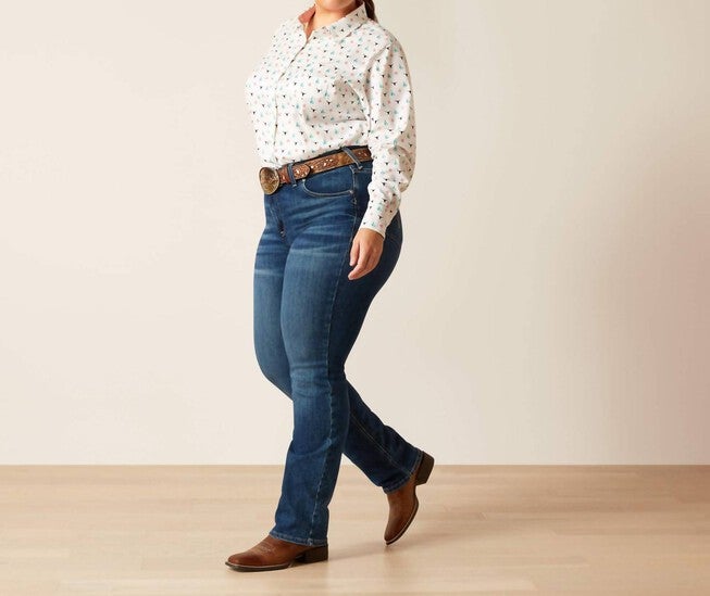 KIRBY STRETCH SHIRT IN STEER GARDEN, , alternate image number null