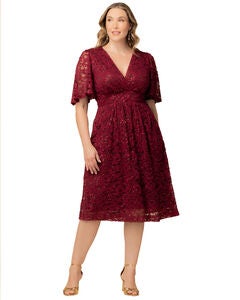 Starry Sequin Lace Cocktail Dress