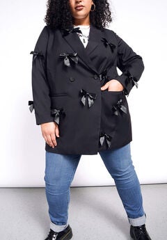 The Empower Bows Double Breasted Blazer
